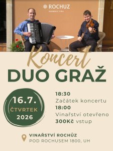 VSTUPENKA  na Koncert Duo GraŽ 16.7.2026
