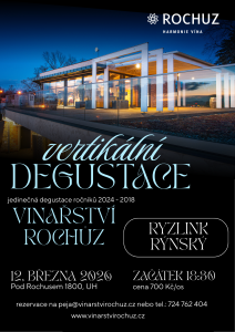 VSTUPENKA na Vertikální degustaci ryzlinků dne 12.března 2026