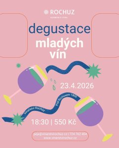VSTUPENKA na Degustaci mladých vín dne 23.dubna 2026